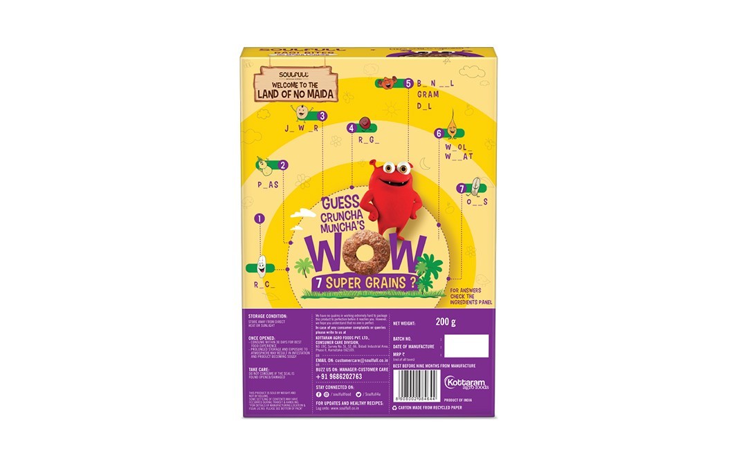 Soulfull Ragi Bites No Maida Loopies   Box  200 grams